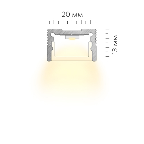 Светодиодный накладной профиль LINEAR 2013 N