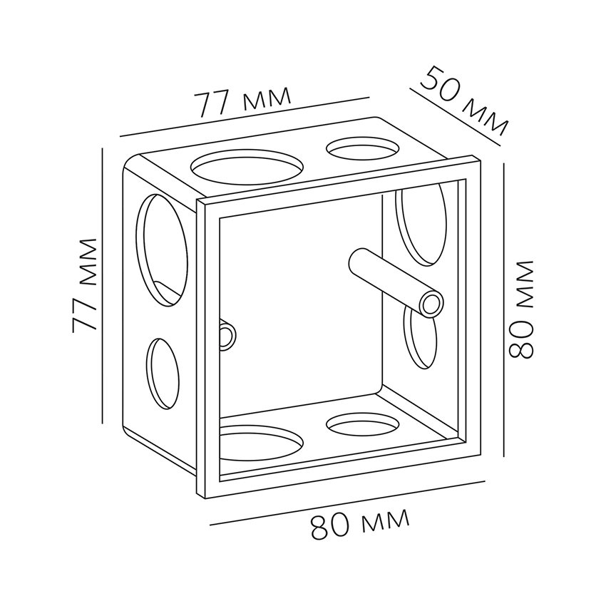 Фото SPACE CCT PANEL TUYA MOUNTING BOX