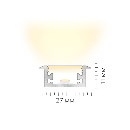 Светодиодный профиль в пол LINEAR 2711 FLOOR