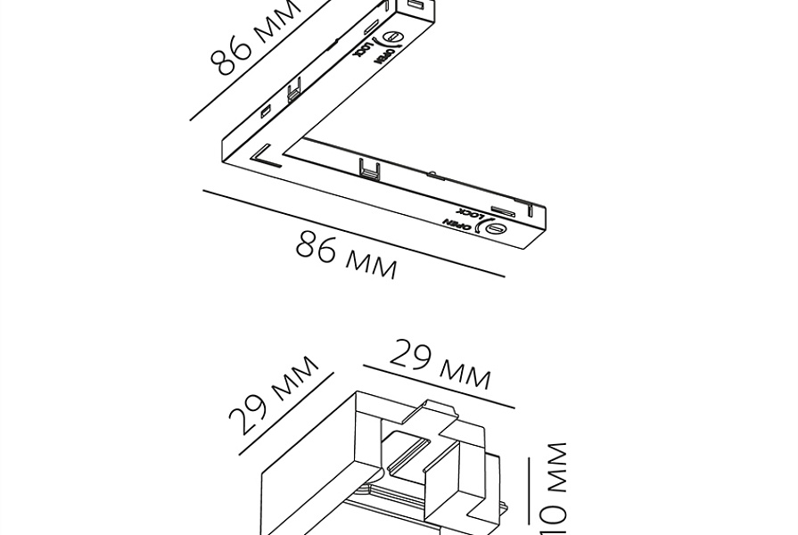 MT CONNECTOR 48 L W