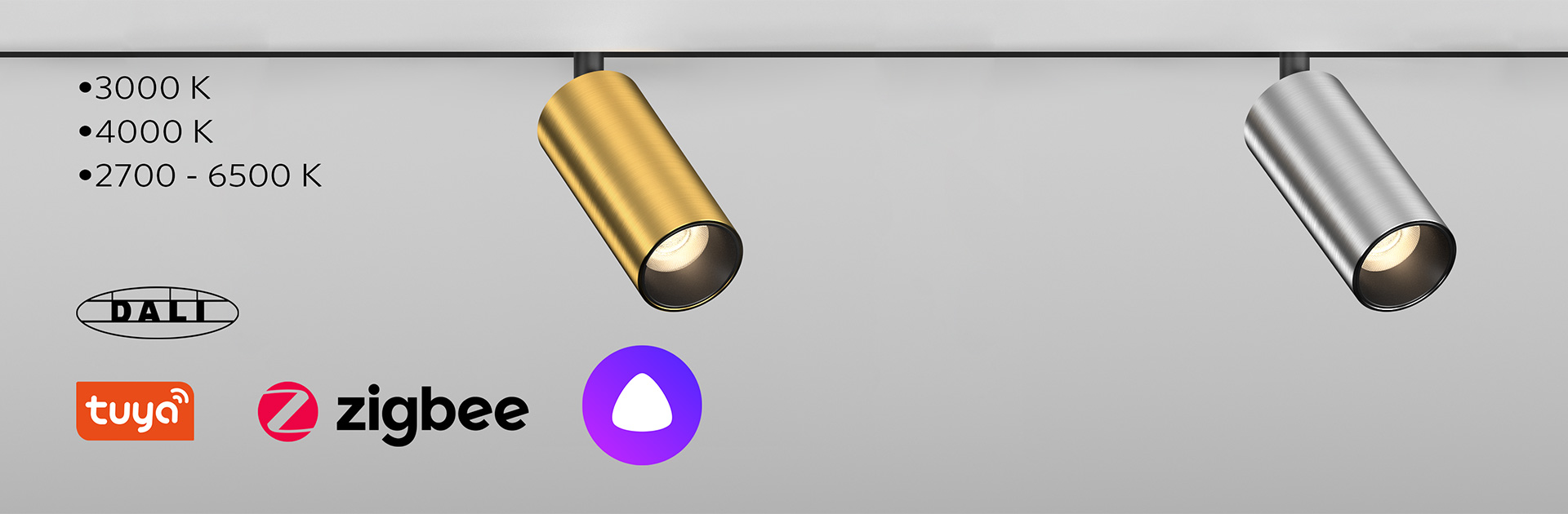 Трековые светильники SuperSpike 12 с поворотным механизмом