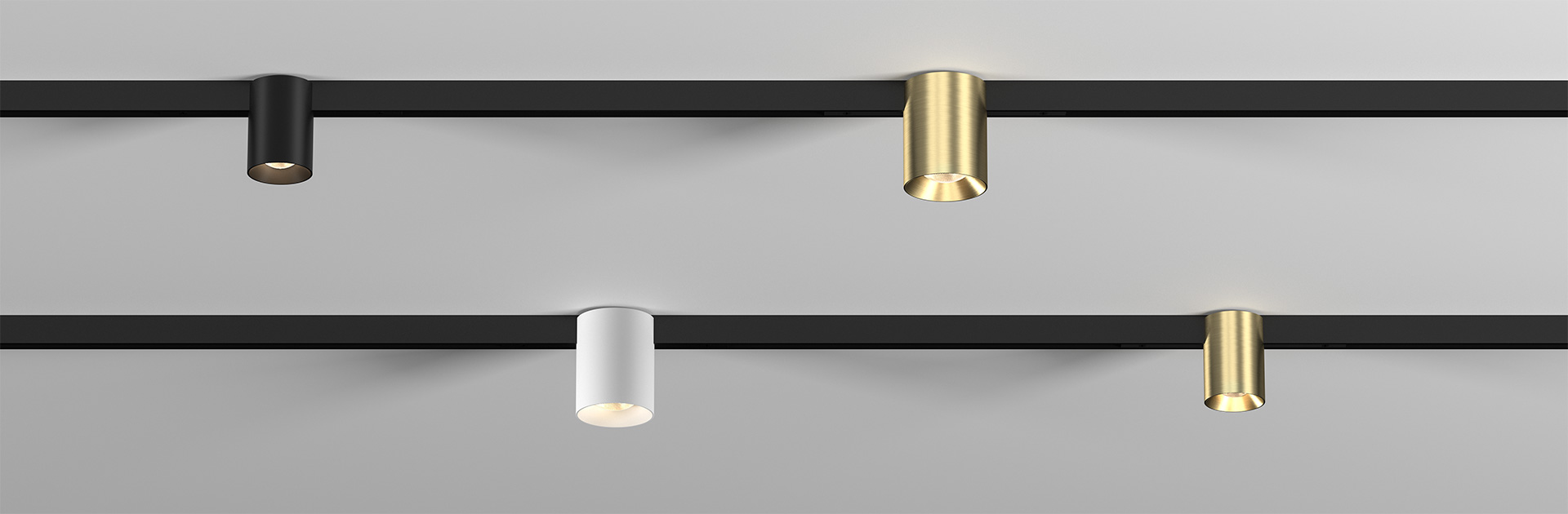 Круглые трековые светильники M7 Mono RT системы освещения M7&nbsp;48V