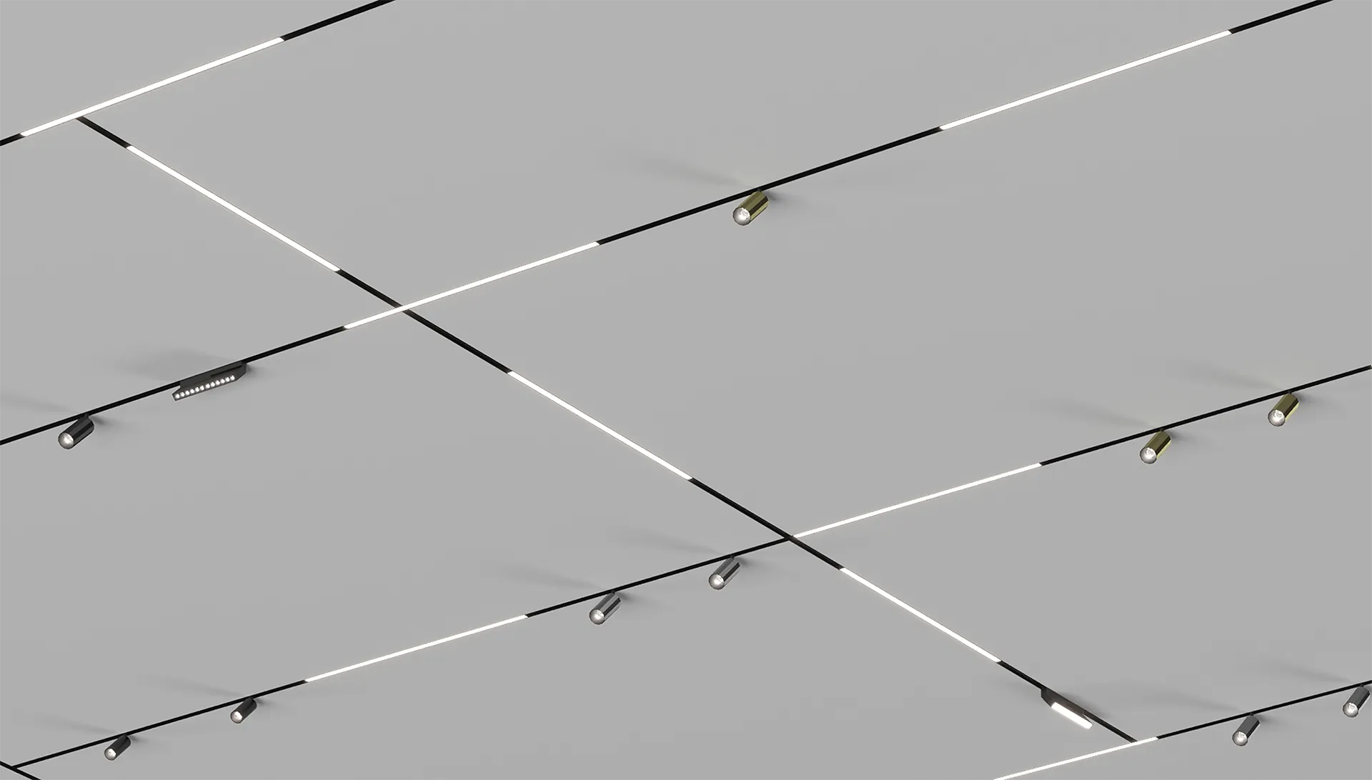 Магнитная трековая система светодиодного освещения Space 48V